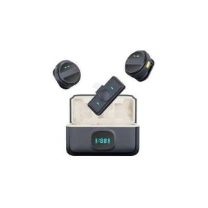 Other SX21 ANC 2 Pcs Tie Collar Mic Portable Live Streaming Small Wireless Lavalier Microphone For IPhone IPad Android With Charging Case 8-Hour Clip On Lapel Microphone Wireless For Mobile Cell Phone Video Recording,Vlogging,YouTube,Interview, 3 Mode Denoise