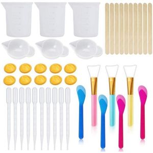 44pcs Clay Tools Kit Polymer Clay Cutters Mini Circle Shape Cutter