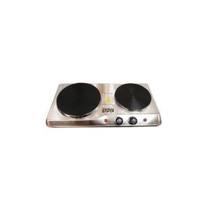 Winningstar Stainless Steel Electric  Hot Plate With Two Burners-Silver