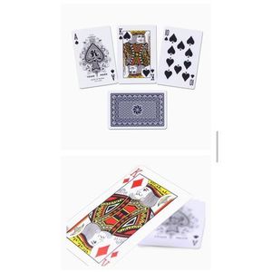 Playing Cards  Waterproof Casino Gaming Leisure Cards 2Pkts - Black,Red