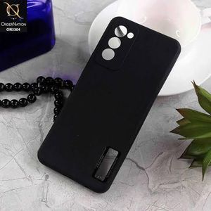 Tecno Camon 18 Luxury Soft Rubber Liquid Silicone Skin Touch Feel Cover Case Blue