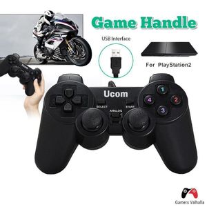 UCOM PC Controller Game Pads Double Shock Vibration - Black