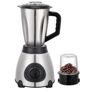 SILVER CREST Stainless Steel Jar Glass Grind Electric Blender