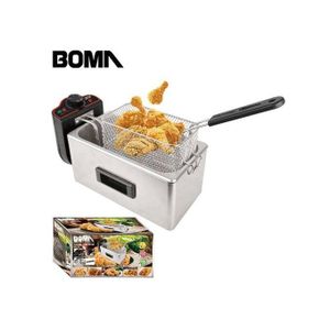 Boma  3L Deep Fryer Single Silver