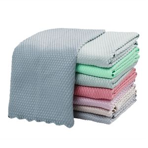 1/10pcs Kitchen Towels And Dishcloths Rag Set 9.8in*9.8in Small