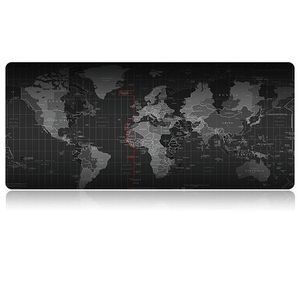Anti-Slip World Map Pattern Game Mouse Pad Keyboard Mat, Size: 80 X 30cm