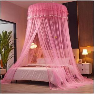 Round mosquito net- Pink