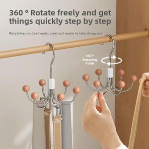 Multi-Purpose Tie Holder & Scarf Hanger Rack – Organizer for Ties, Belts, Veils, Scarves & Accessories