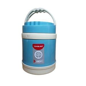 1.6L Food Flask With Stainless Steel Inside Keeps Food Hot - Multi-Color