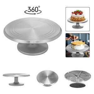 Cake Decorating Turntable Aluminum Skid Cake Rack Turntable