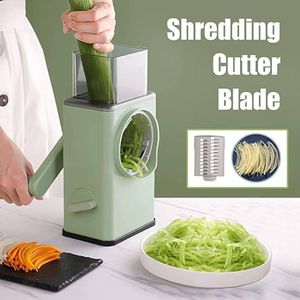Multifunctional Rotary Vegetable Cutter, Kitchen Salad Maker Cutter