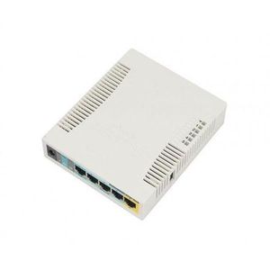 Mikrotik RB951Ui-2HnD Wireless Router – 2.4GHz WiFi Router with USB & PoE- White