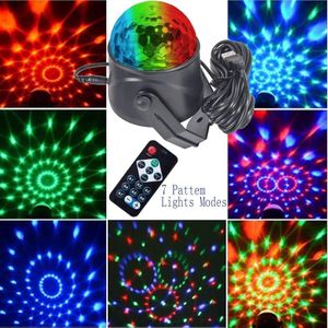 Mini Disco Led Ball Light-1pc-Multicoloured