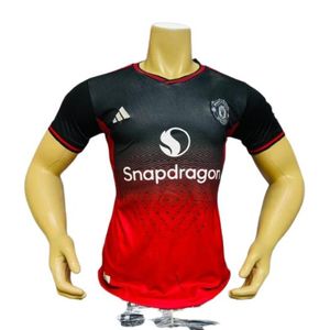 New Season Man United Fc KitReplca away Kit-Black /red