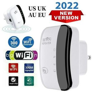 Wireless Signal Booster Wifi Extender Network Repeater AP Broadband Internet Router 300Mbps