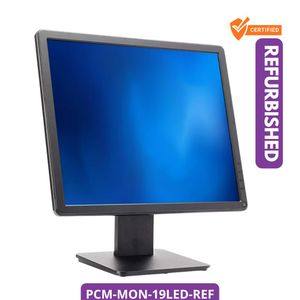 Universal 19-Inch LED Monitor HD VGA Display for Desktop Computers - Refurbished