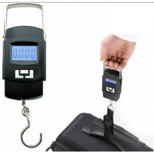 Portable Electronic Weighing Scale - Black