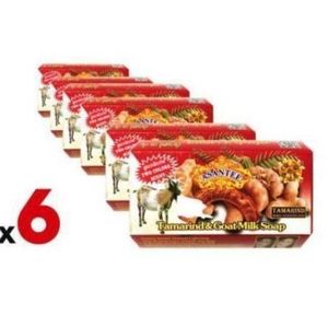 Asantee 6pc Tamarind And Goat Milk  Anti aging Soap-125g