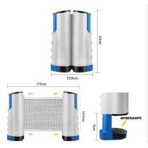 Adjustable Table Tennis Net – Portable Retractable Ping Pong Net for Any Table