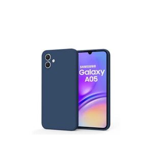 Case for Samsung Galaxy A05 (Only), Stylish Liquid Silicone Slim Full-Body Protective Cover Compatible with Samsung Galaxy A05 4G Phone Case Blue 