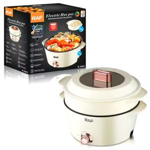 RAF 5L Electric Multifunctional Cooker / Hot Pot  With Steam - Cream