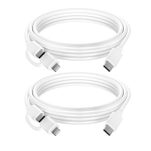  Usb-C to Type-C and Lightning 60w Charging Cable 