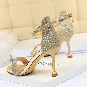 Ladies gold heels sales