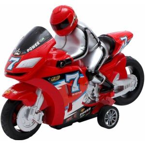 Two-Way R/C Racing Motorcycle with Rider Figure – High Speed C Stunt Drift Bike Racing Vehicle Model Toy Gift 