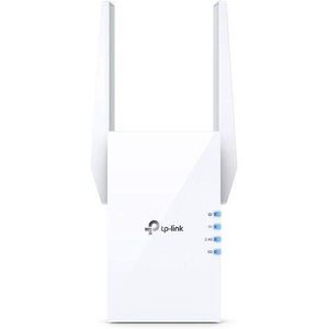 TP Link AX1500 WiFi Extender Internet Booster, WiFi 6 Range Extender Covers up to 1500 sq.ft and 25 Devices,Dual Band up to 1.5Gbps Speed, AP Mode w/Gigabit Port, APP Setup, OneMesh Compatible(RE505X)