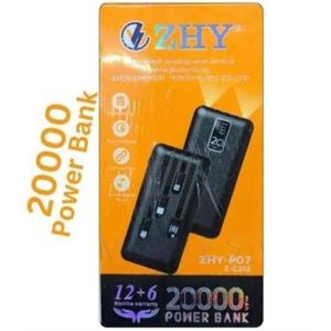 HY 20000mAh Power Bank, model ZHY-P07 Z-C212.