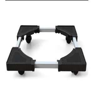 Adjustable washing machine trolley