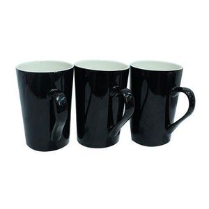 3pcs Tea Cups - Black