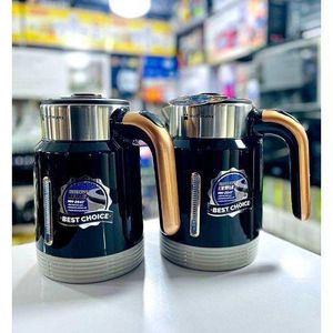 Hoffmans 2.5L Electric Milk Boiling/ Cooking Pacolator/Kettle -Black Cream