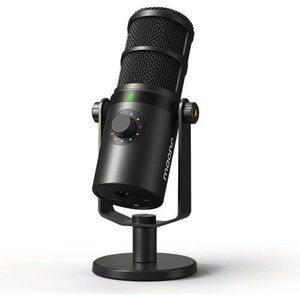 MAONO Dynamic Microphone, USB/XLR Podcast PC Microphone with Software, EQ,Tap-to-Mute, Headphone Jack, Gain Knob & Volume Control, Studio Mic for Broadcast, Recording, Streaming & Gaming (PD400X)