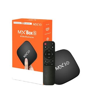 Mxd MX10 PRO Android TV Box, a device designed to turn a regular TV into a smart TV with access to streaming services and apps. 