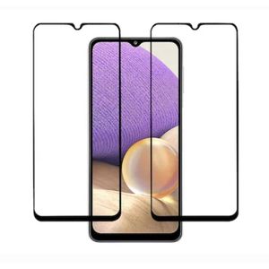 Samsung 2X Galaxy A15 A14 4G/5G A13 4G/5G A12 A11 A10 A10s Tempered Glass Screen Protector For Edge To Edge Coverage And Easy Installation Kit Containing 2 Pieces