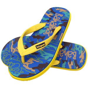 Relaxo Behamas Sparx Gents Beach Yellow and Blue Flip-Flops