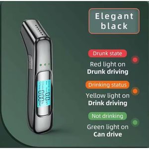 High Precision Digital Breathalyzer Analyzer Portable Alcohol Tester Cable Output Electric Detection Battery Operated