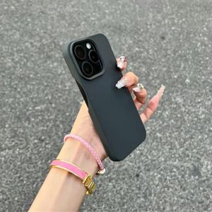 Premium Liquid Silicone Case for iPhone 15 Pro Max – Black