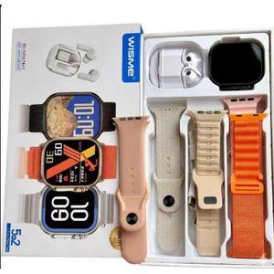  Ultra 3 is a multi-function smartwatch kit that includes a smartwatch, wireless earbuds, and multiple interchangeable straps. 