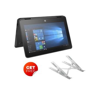 Hp Refurbished Probook Touch Screen X360 Intel 4GB RAM 128GB SSD 11.6 Plus Free Laptop Stand- (Grade A)