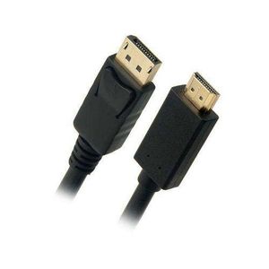DisplayPort to HDMI Cable Video / Audio Cable- Black