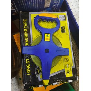 100M Pointed Drill End Open Reel Steel Measuring Tape