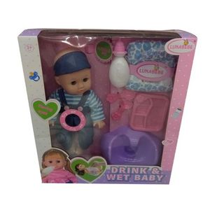 Baby Girl Doll And Kitchen Set - Multi Color