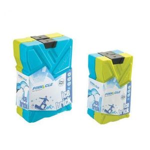 Pinacle  2 Pack Cooler Ice Packs Brick Freezer Block 600 ml Reusable for Cooler Boxes Lunch Bags Baby Milk Bag- Multi-colcr