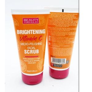Beauty Formulas Brightening Vitamin C Micro-Polishing Facial Scrub and the Daily Facial Wash.