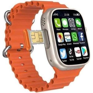 Modio 4G LTE Standalone Smartwatch with SIM Card Support - Multicolor