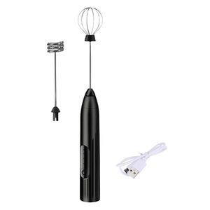 Electric Milk Frother, Usb Rechargeable Milk Frother And Mini Beater With  Dual Head Whisk, Stainless Steel Mixer For Coffee Cream Cappuccino Latte  Coc