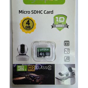 Original Goldplus 4GB Micro SDHC Card, Class 10 HC I Ultra HD, Memory Card