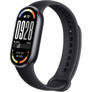 XIAOMI Smart Band 10 Midnight Black, 1.72''AMOLED Narrow-edge Quadrilateral Display, Professional Workout Analysis, Up to 21-days Battery Life - Black